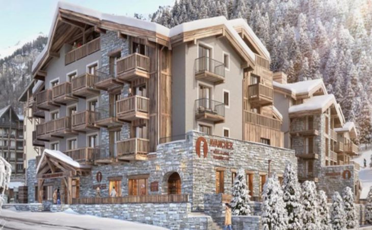 Hotel Avancher, Val d'Isere, External